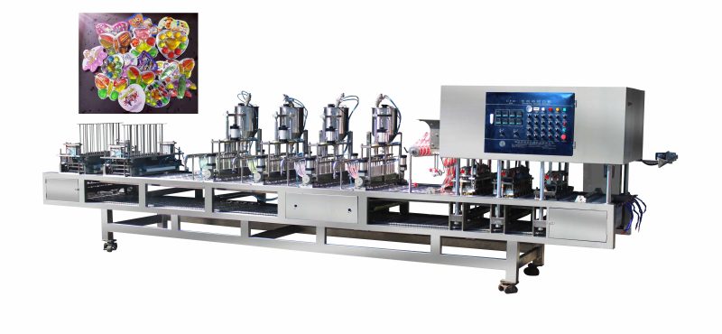 CFD-12 heart, butterfly, teddy bear jelly filling sealing machine