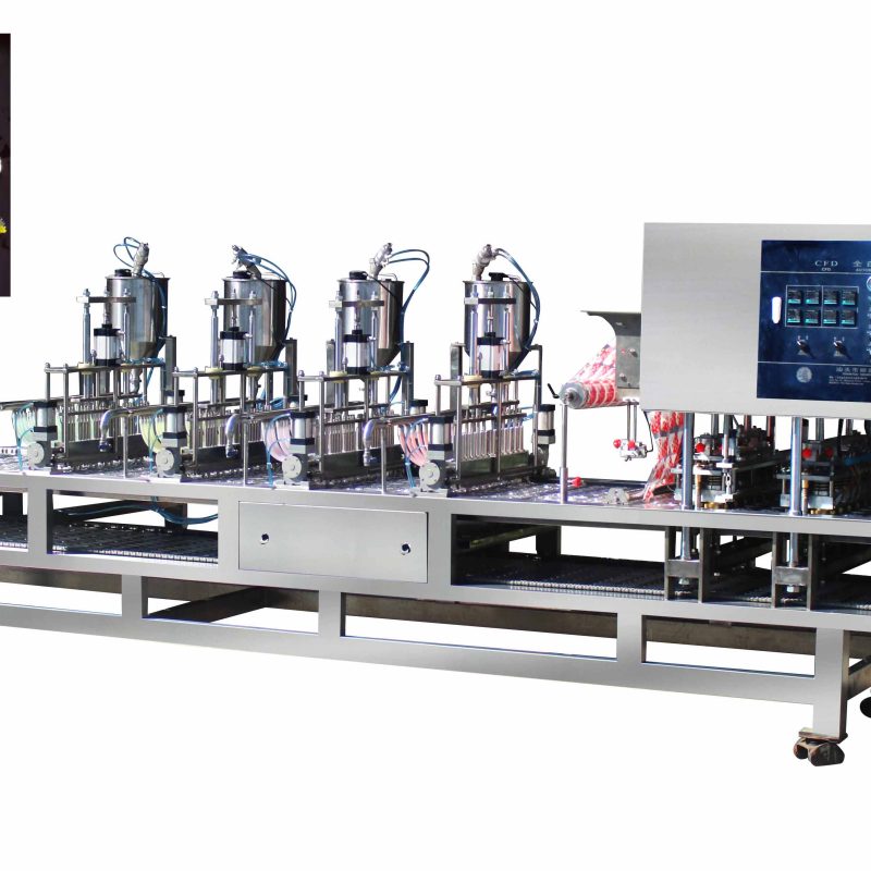 CFD-12 heart, butterfly, teddy bear jelly filling sealing machine